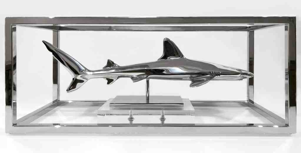 Christopher SCHULZ - Black Tip Shark - Sculpture