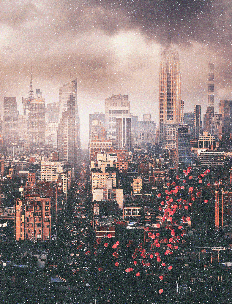 David Drebin - Balloons over NYC